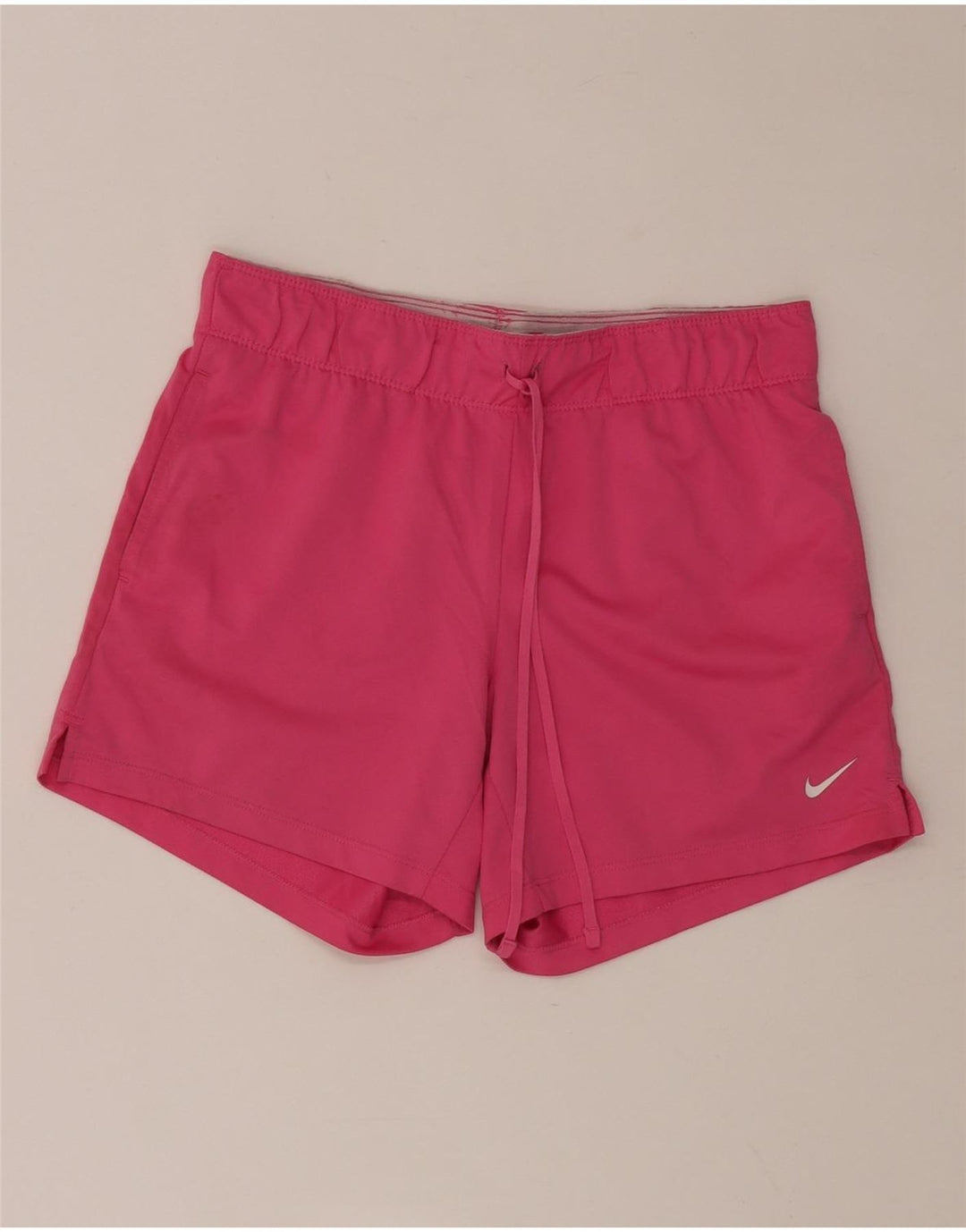 Pantaloni scurti sport NIKE Dri Fit pentru femei UK 4 XS poliester roz