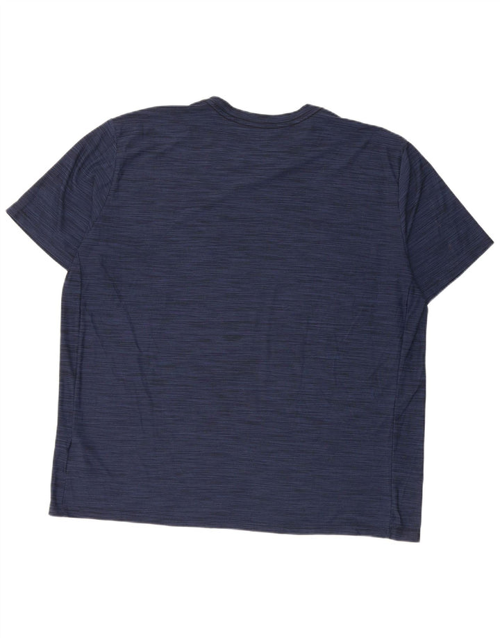 Tricou pentru bărbați Nike Dri Fit Top 2XL, albastru bleumarin, poliester pătat