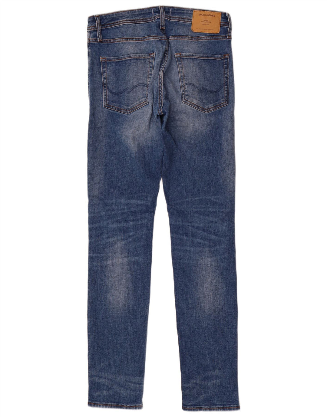 Blugi Jack & Jones Tim Slim pentru bărbați W30 L34 Bumbac albastru