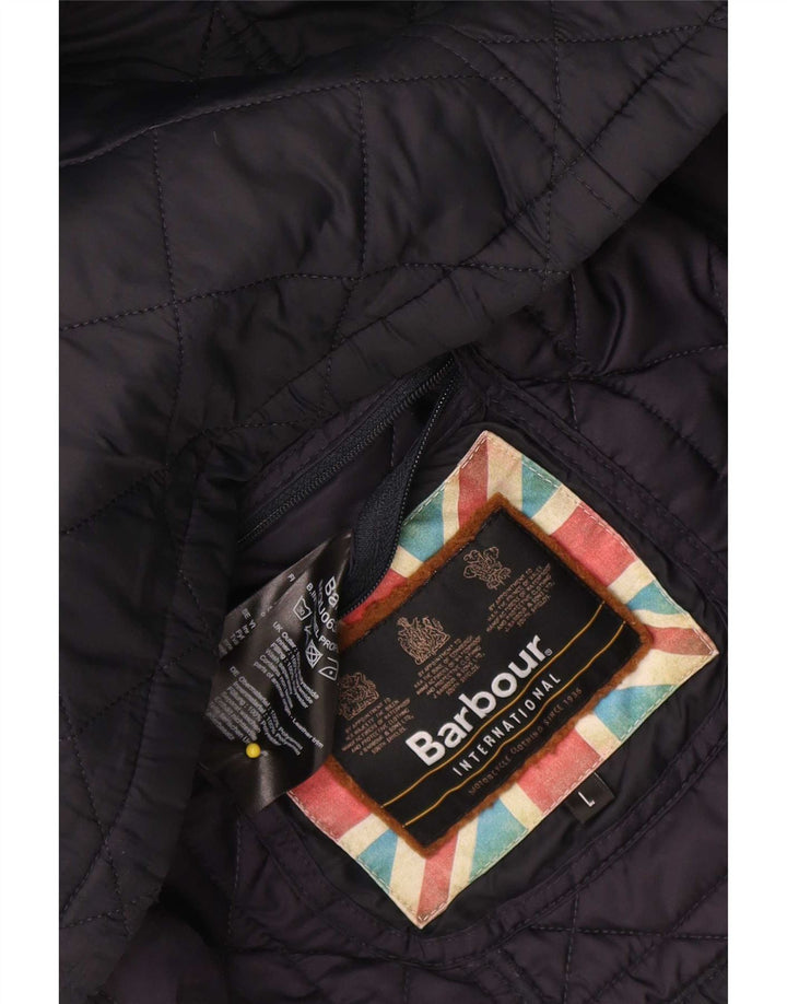 Jachetă matlasată pentru bărbați Barbour UK 40 Poliamidă mare albastru bleumarin