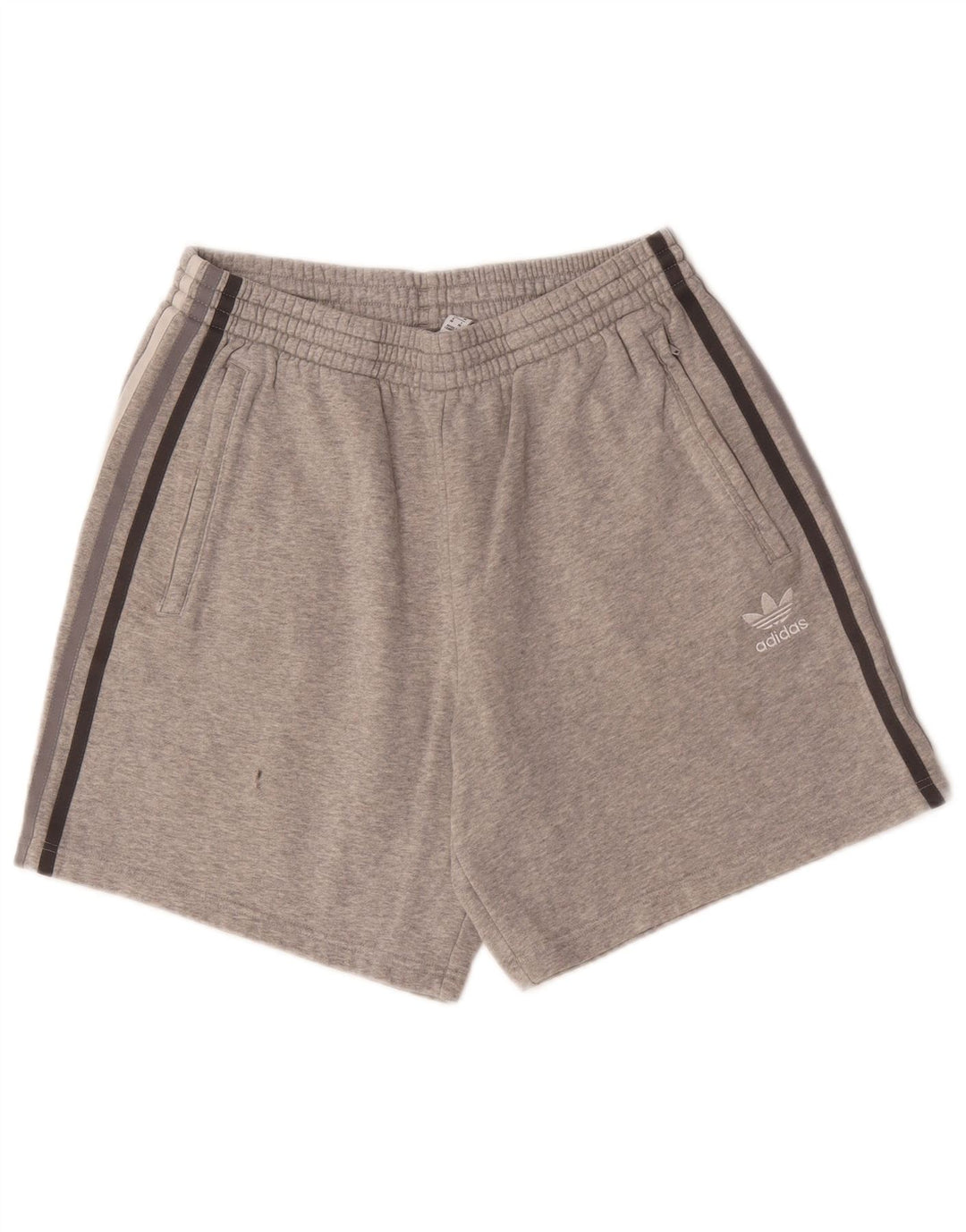 Pantaloni scurți sport Adidas pentru bărbați, bumbac cu pete gri medii