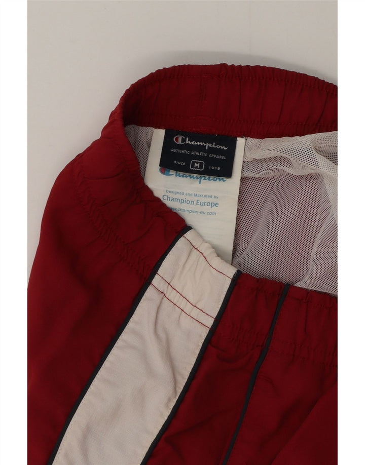Pantaloni scurți de înot Champion pentru bărbați, mediu Burgundy, poliester color bloc
