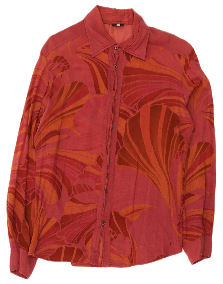 Cămașă pentru bărbați Dolce & Gabbana IT 48 Medium Red Floral