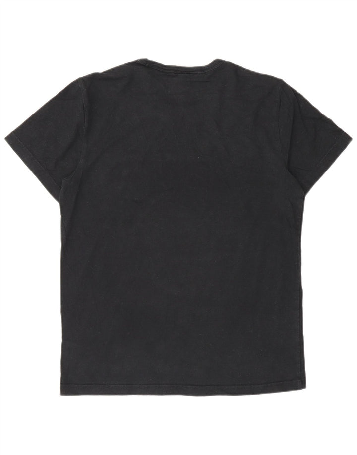 Tricou grafic pentru bărbați Champion Top mic bumbac negru