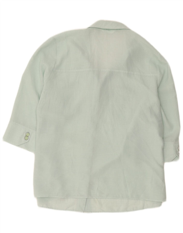 Cămașă cu mânecă scurtă pentru femei Marks & Spencer UK 20 2XL Poliester verde