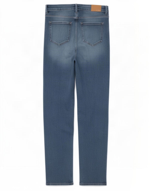 Marks & Spencer Blugi drepti pentru femei The Sophia UK 12 Medium W30 L30 Albastru