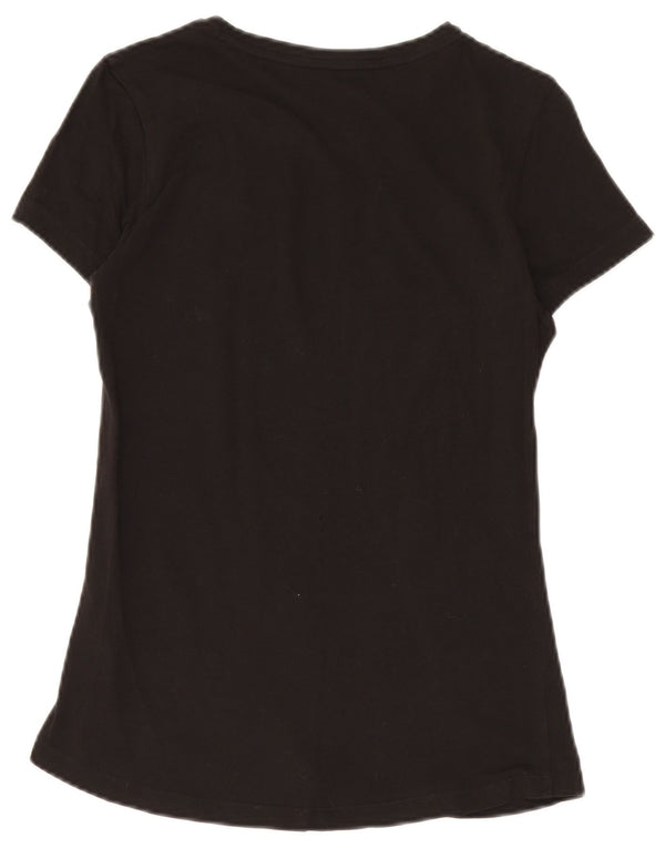 Tricou grafic PUMA pentru femei Top UK 12 Medium Black Bumbac