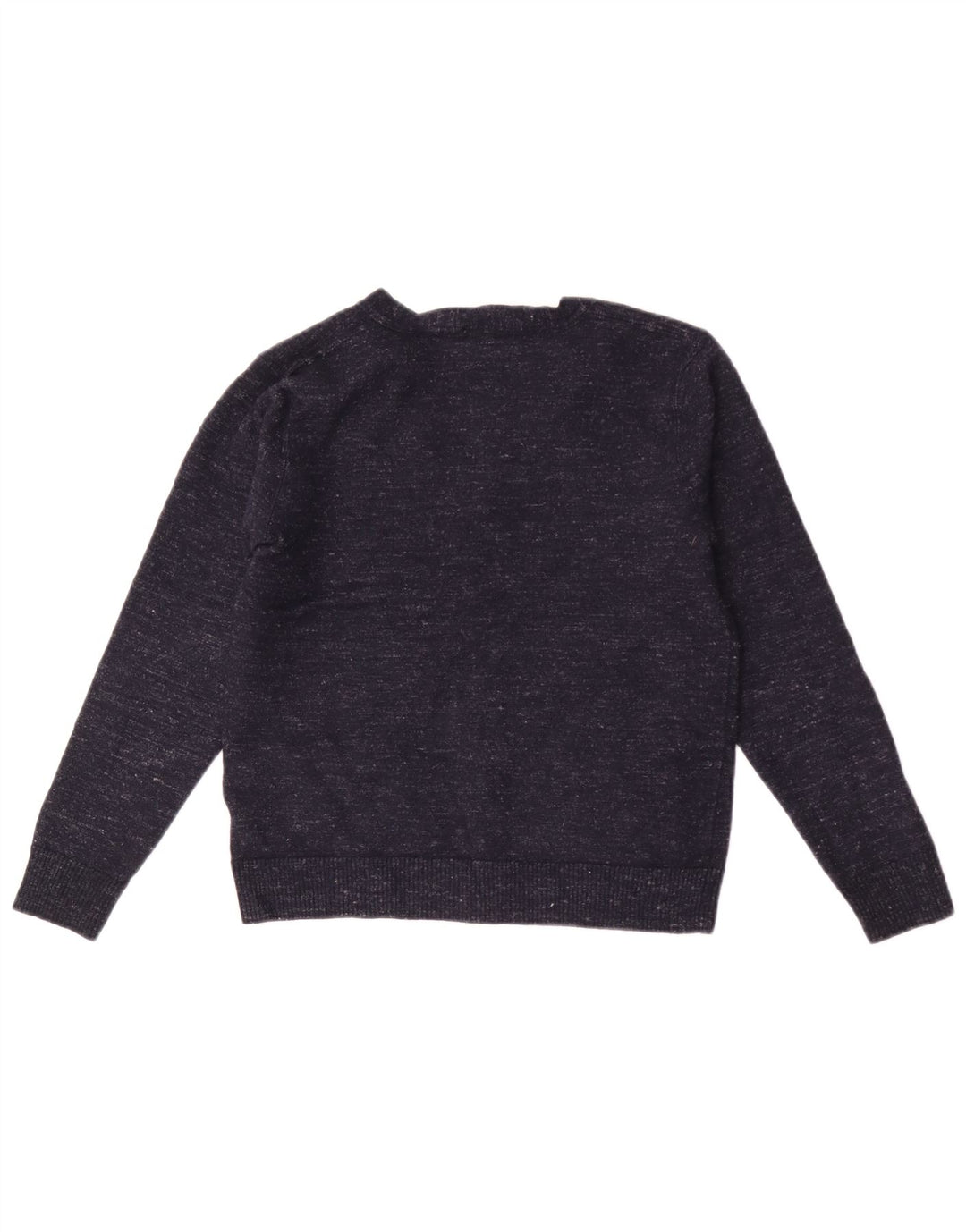 Pulover cardigan pentru bărbați J. Crew, slim fit, lână cu pete albastru bleumarin mediu