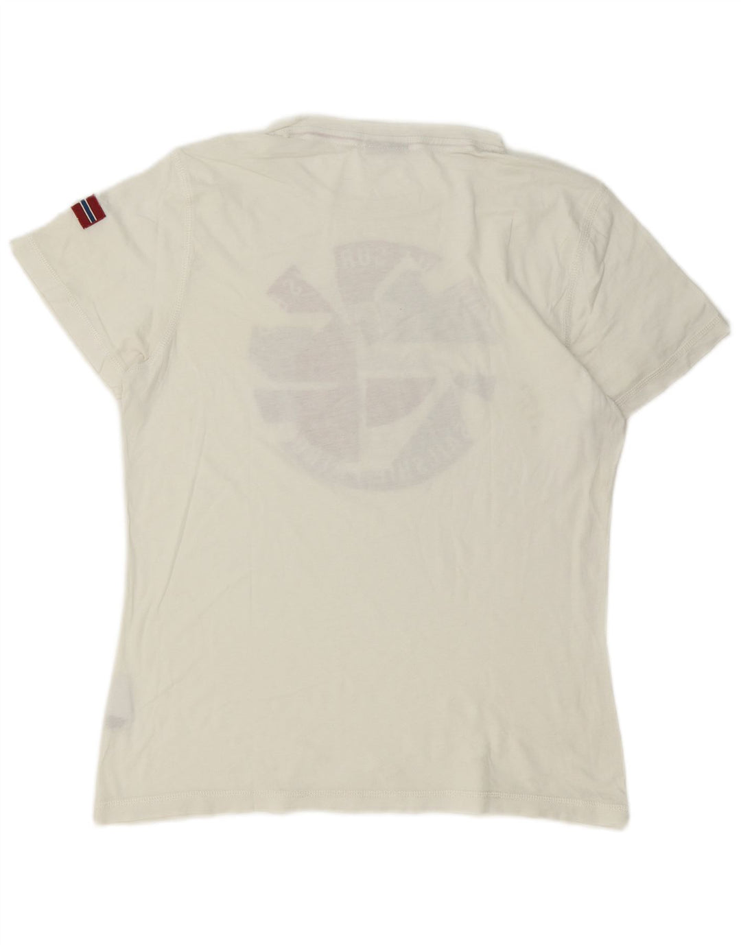 Tricou grafic pentru bărbați Napapijri Top Medium White Bumbac