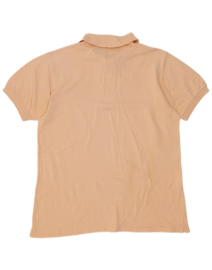 Tricou polo Lacoste pentru bărbați, bumbac portocaliu mare