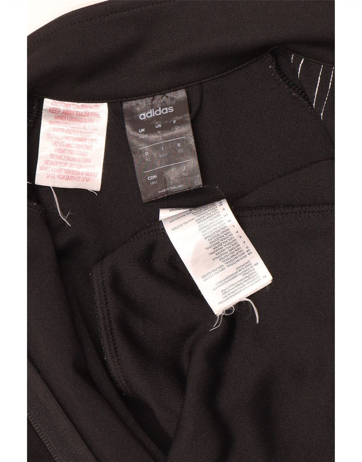 Jachetă Adidas Climalite pentru trening pentru băieți 11-12 ani, poliester negru