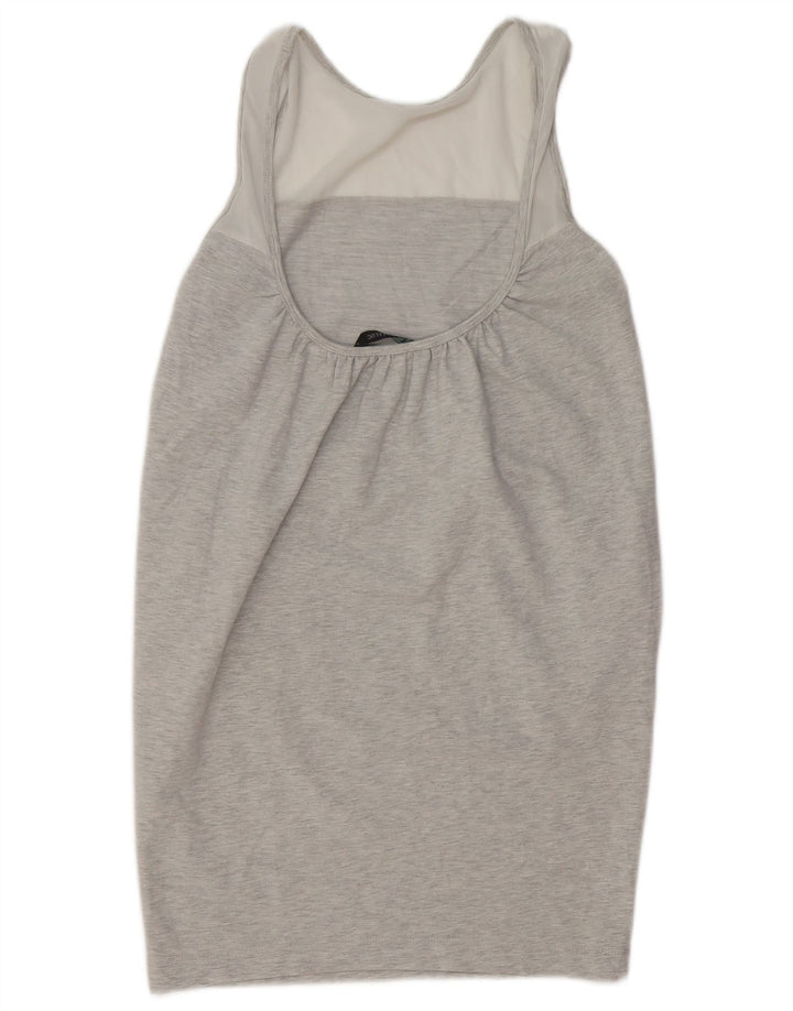 Rochie de bază fără mâneci pentru femei ZARA UK 10 Small Gri