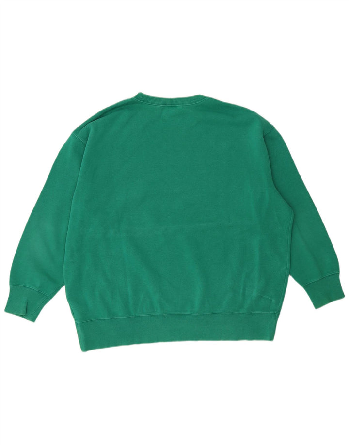 Hanorac Nike pentru bărbați, cu o formă lejeră, pulover mare, verde