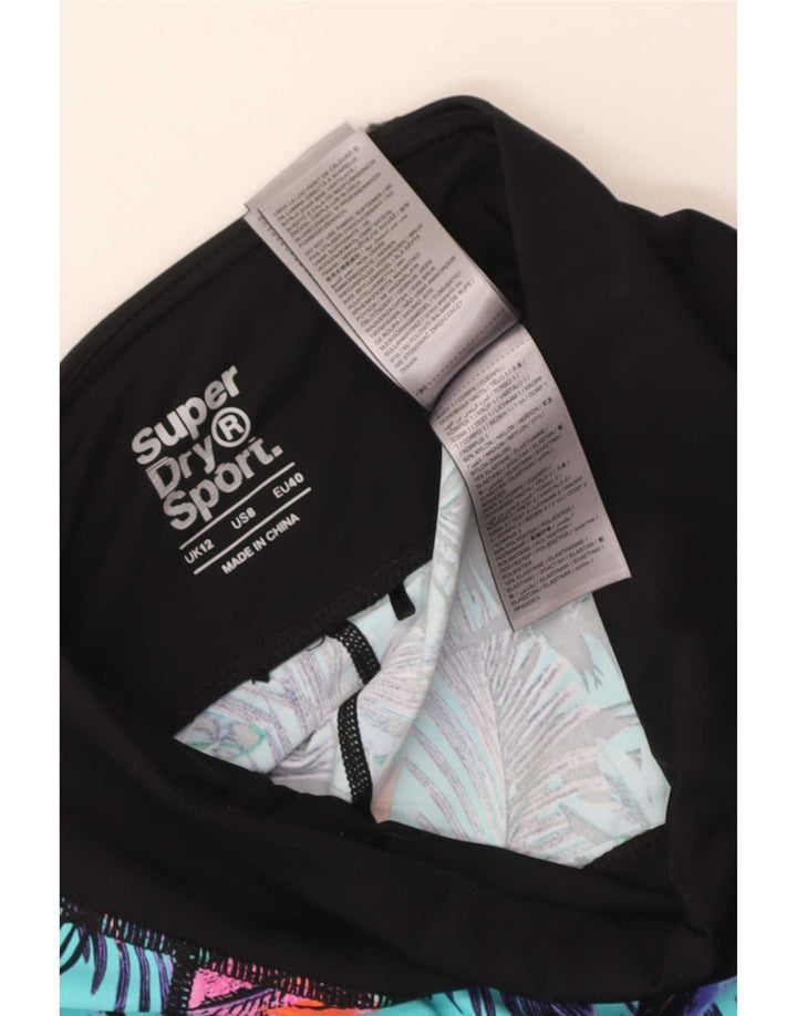 Leggings crop grafic Superdry pentru femei UK 12 Medium Multicolor Floral