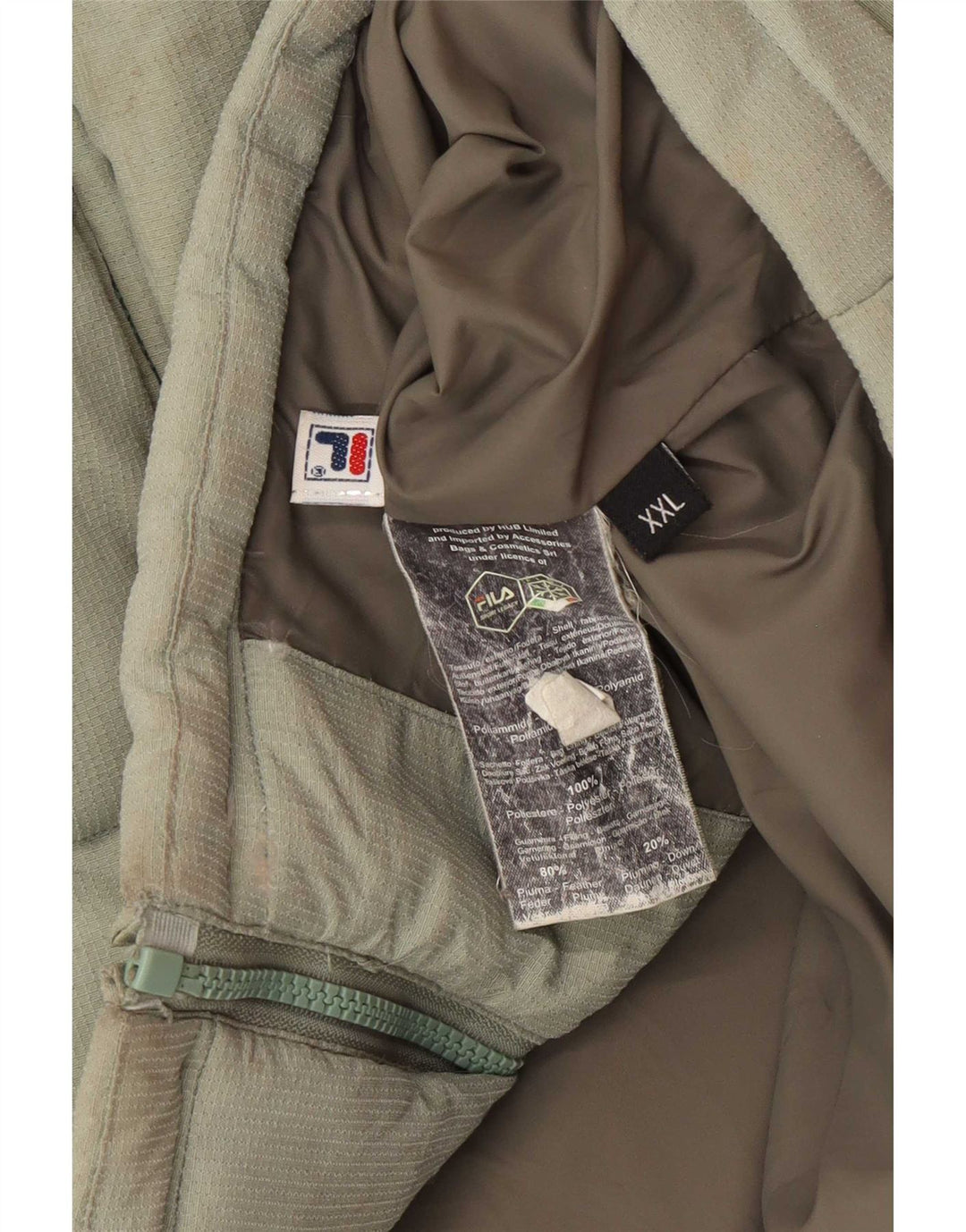 Jachetă căptușită pentru bărbați The North Face UK 44 2XL Poliamidă verde
