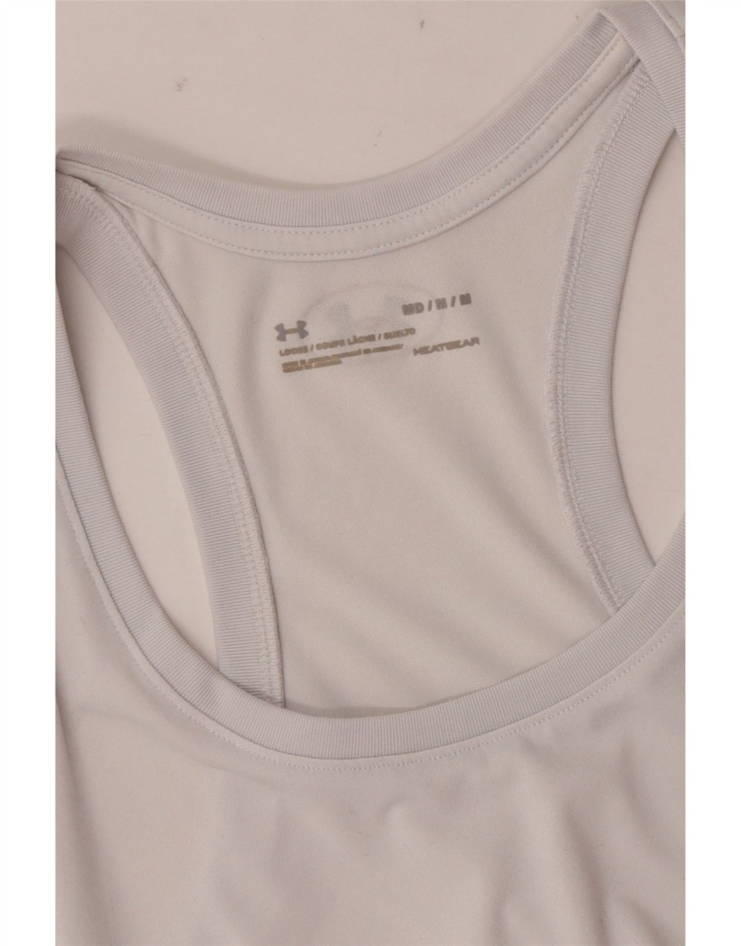 Vestă Under Armour Heat Gear pentru bărbați, alb mediu