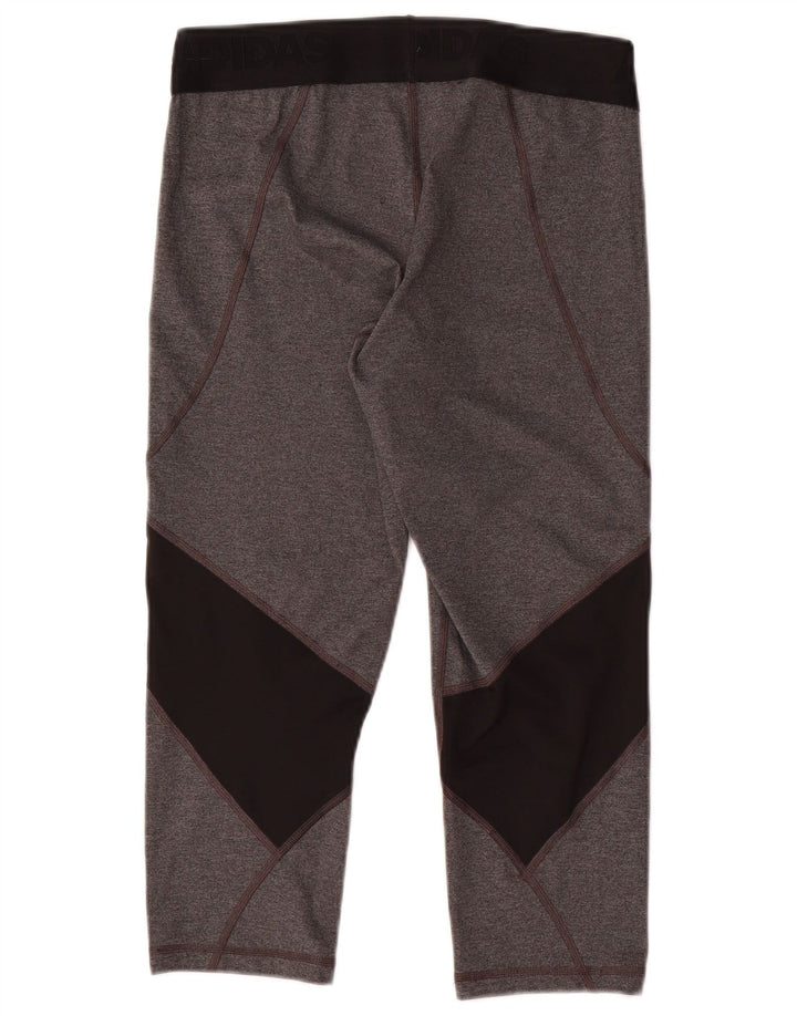 Leggings Adidas Climacool Capri pentru femei Marea Britanie 12/14 Gri mediu Colorblock