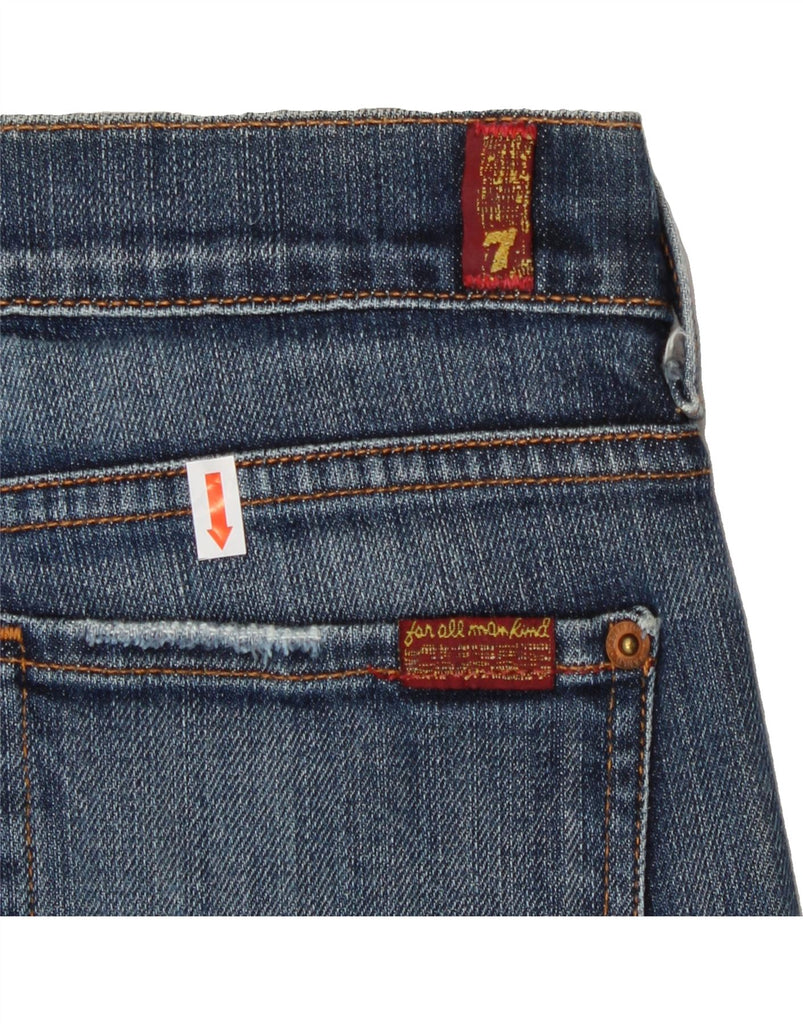 7 FOR ALL MANKIND Womens Bootcut Jeans W28 L29 Blue Cotton Vintage 7 For All Mankind and Second-Hand 7 For All Mankind from Messina Hembry 