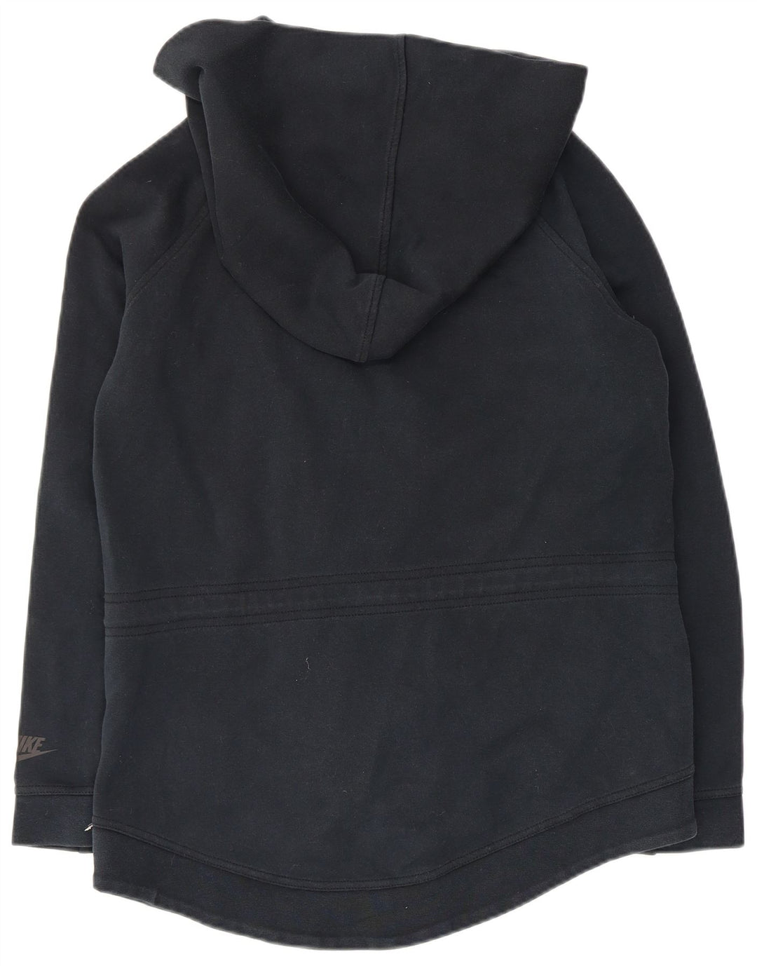 Pulover NIKE pentru femei, supradimensionat, cu fermoar, UK 10, bumbac, albastru bleumarin