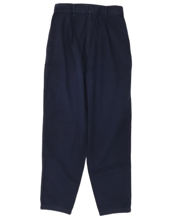 Pantaloni casual Benetton pentru femei cu talie înaltă IT 42 Medium W26 L28 Bleumarin