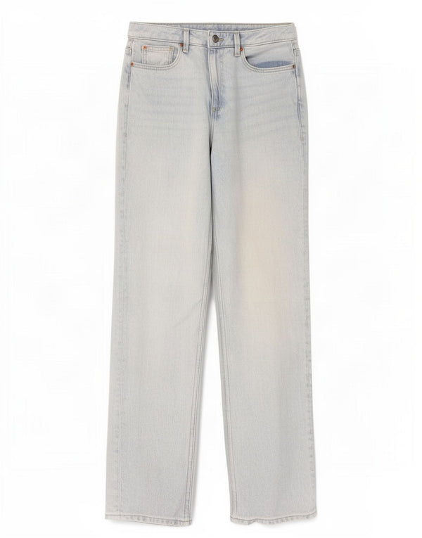 Blugi drepti pentru femei cu talie înaltă Marks & Spencer UK 10 Small W30 L32 Blue