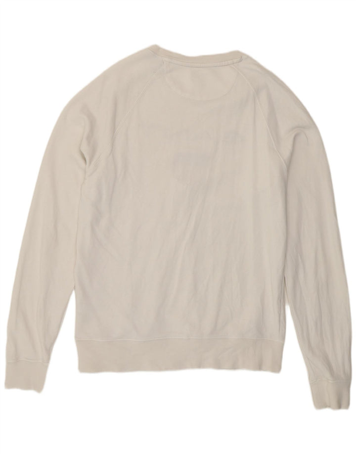 Hanorac grafic pentru bărbați Gant Jumper XL Bumbac alb