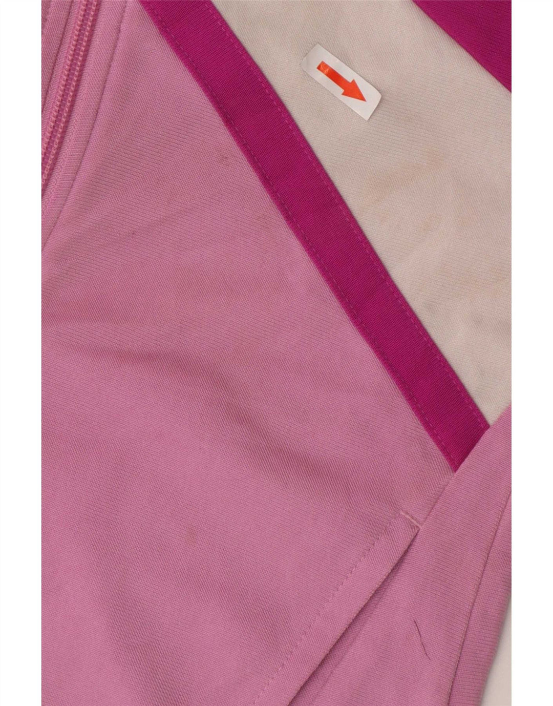Jachetă de top pentru trening Adidas pentru femei UK 12/14 Medium Pink Colorblock