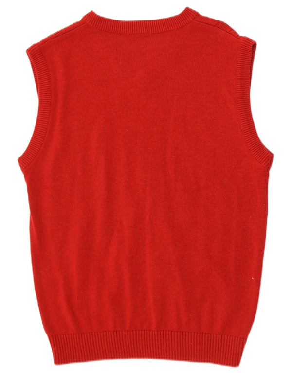Dardano Mens Vest Tank Top IT 50 Bumbac Roșu Mediu