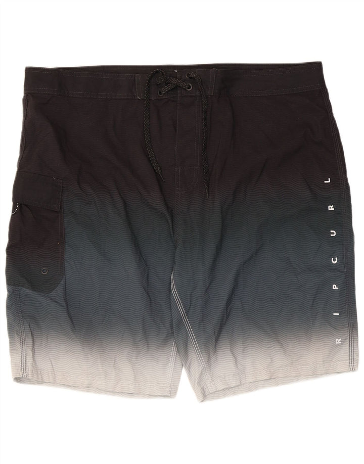 Pantaloni scurți de înot Rip Curl pentru bărbați XL, negru, poliester color bloc