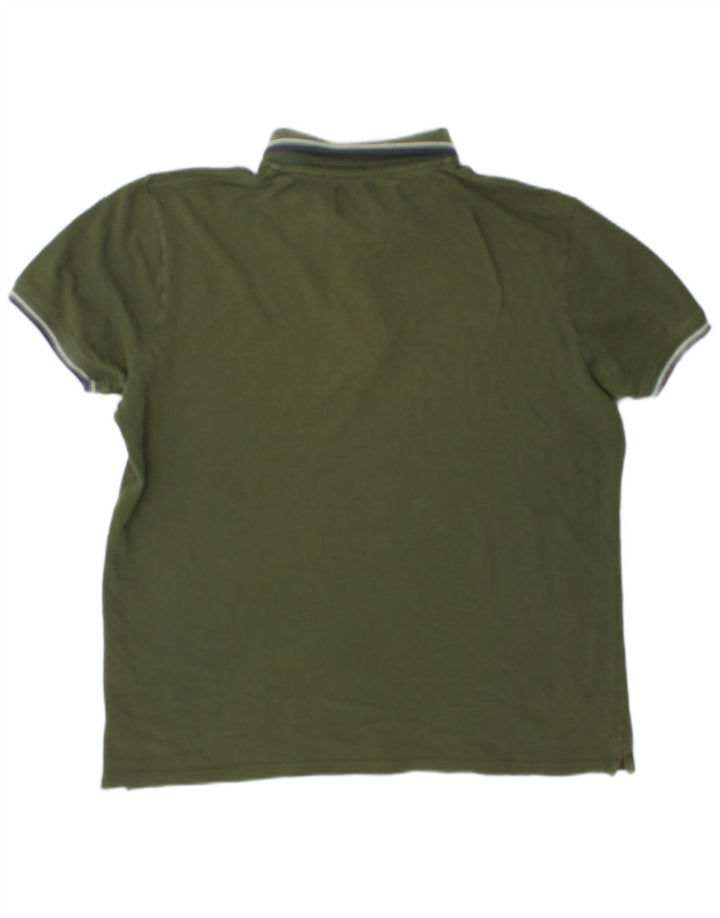 Tricou polo pentru bărbați Lyle & Scott, bumbac kaki mare