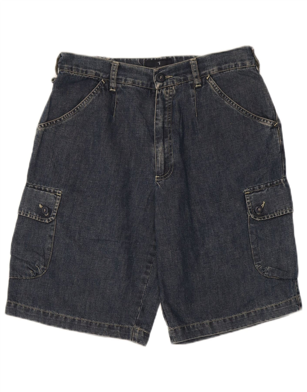 Pantaloni scurți Trussardi Cargo Denim IT 48 Medium W30 Bumbac albastru