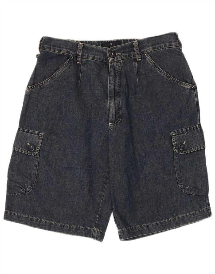 Pantaloni scurți Trussardi Cargo Denim IT 48 Medium W30 Bumbac albastru