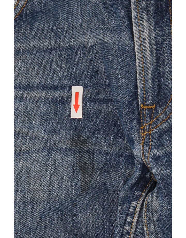Blugi Lee Zed Distressed drepte pentru bărbați W32 L32 bumbac albastru