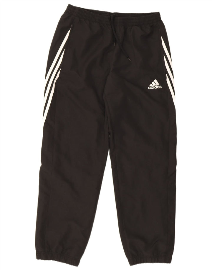 Pantaloni de trening pentru bărbați Adidas Pantaloni de jogging, mari, negru, poliester