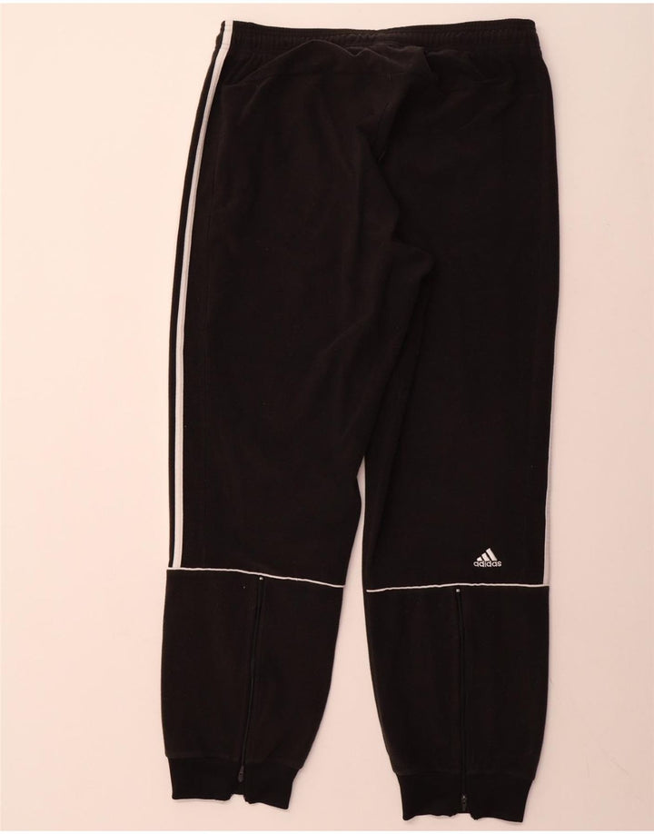 Pantaloni de trening pentru bărbați ADIDAS Pantaloni de jogging, mari, negru, poliester