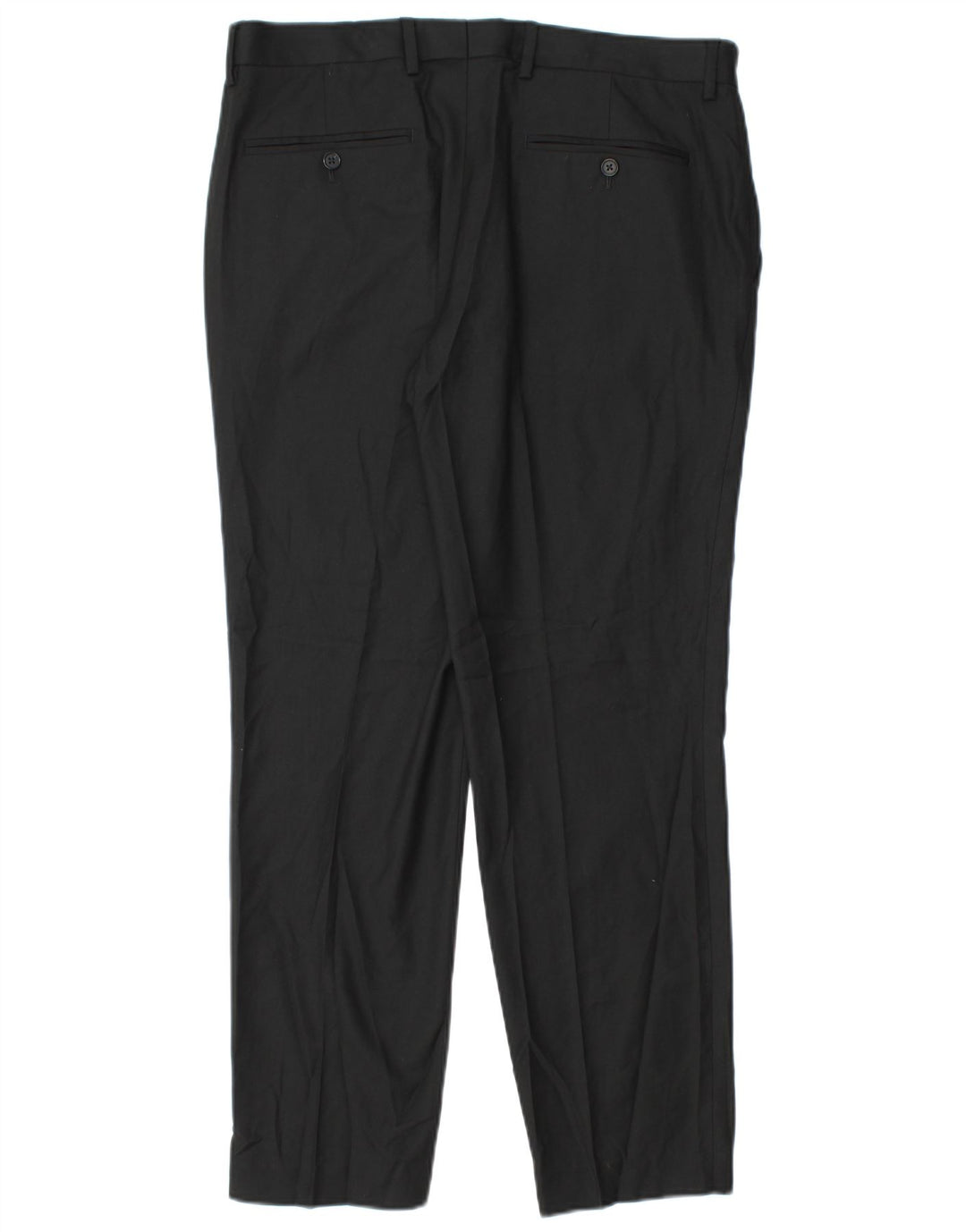 Marks & Spencer Pantaloni de costum slim pentru bărbați L34 L29 Poliester negru