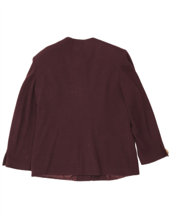 Jachetă vintage pentru femei cu 4 nasturi IT 48 XL maro