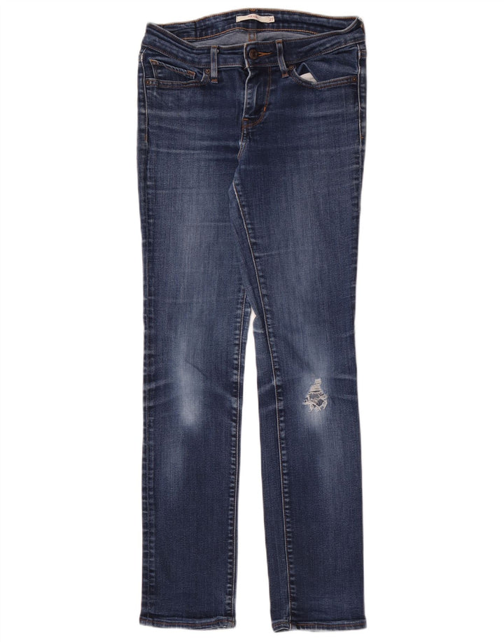 Blugi slim 712 Distressed Levi's W27 L30 Bumbac albastru