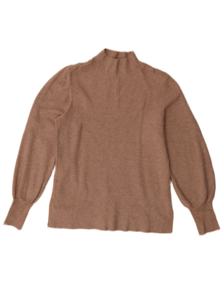 Pulover cu gât țestoasă pentru femei Marks & Spencer UK 14 maro mediu