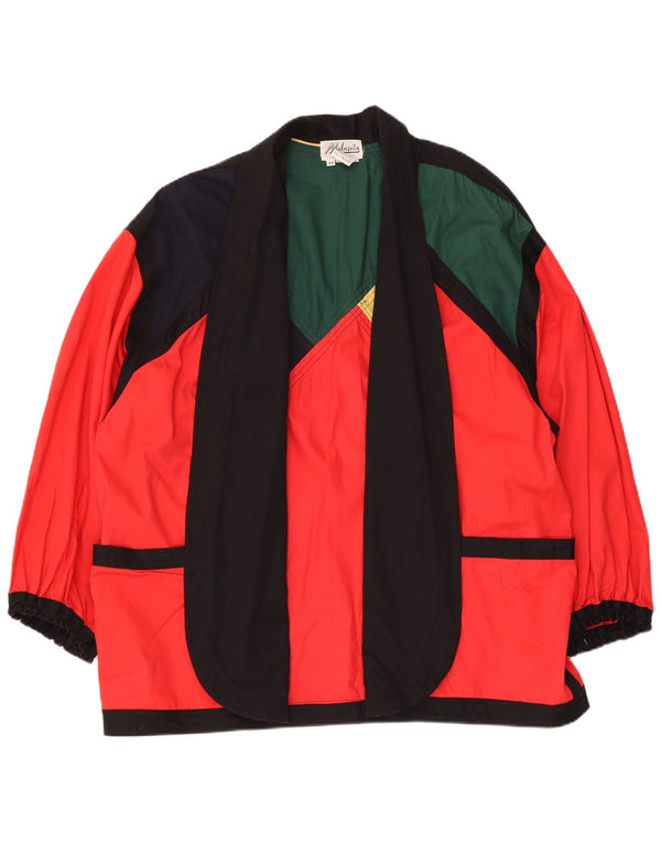 Jachetă vintage pentru femei cu paragate supradimensionate IT 44 Medium Multicolor