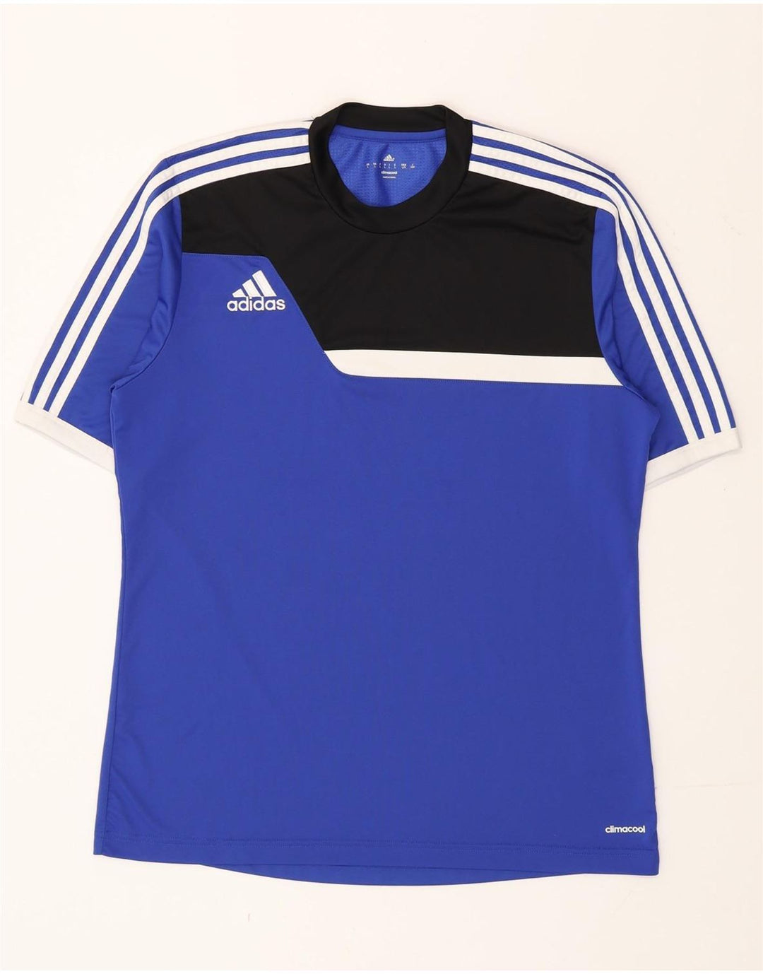 Tricou Adidas Climacool pentru bărbați Top mare, albastru, poliester color bloc