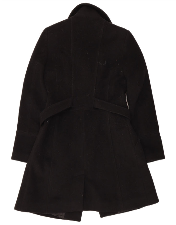 Reiss Womens Oversized Oversized Wool UK 10 Small Black Wool