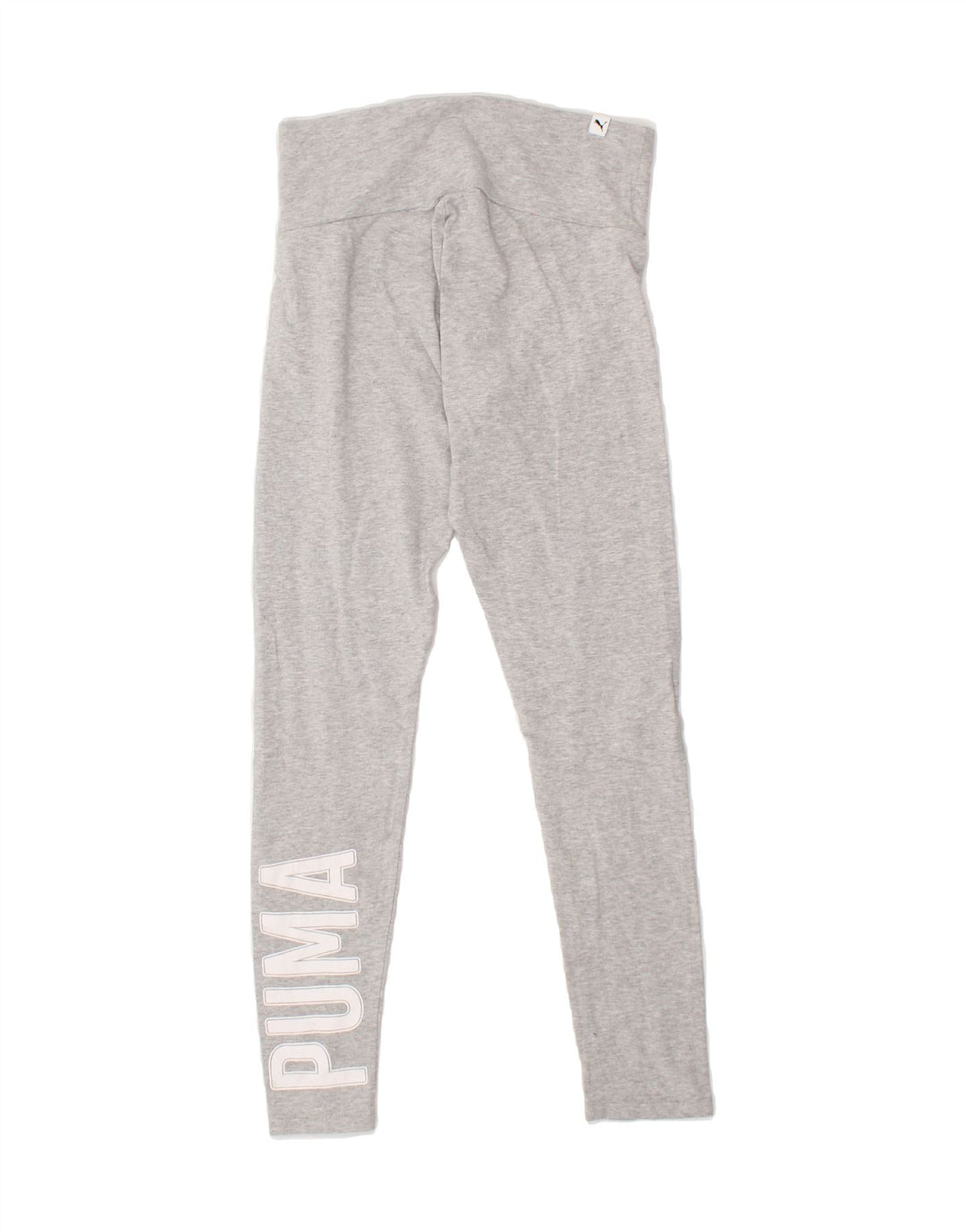 PUMA Womens Graphic Leggings UK 12 Medium  Grey Cotton Vintage Puma and Second-Hand Puma from Messina Hembry 