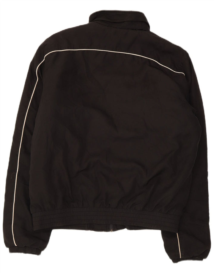 Jachetă pentru trening ASICS pentru bărbați, poliester mediu negru