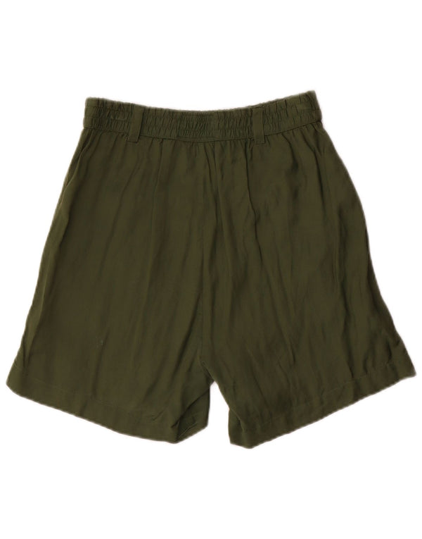 Pantaloni scurti casual Jack Wills pentru femei UK 8 Small W28 Green Viscose