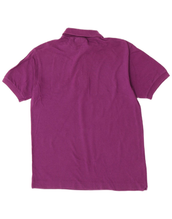 Tricou polo Lacoste Classic Fit pentru bărbați, mărimea 3, bumbac violet mic