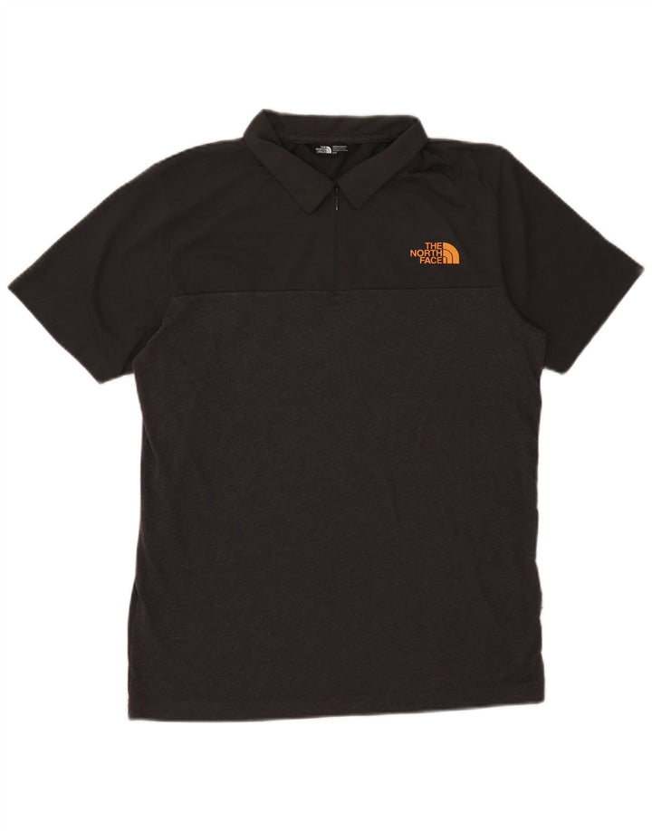 Tricou polo pentru bărbați The North Face, poliester gri mic