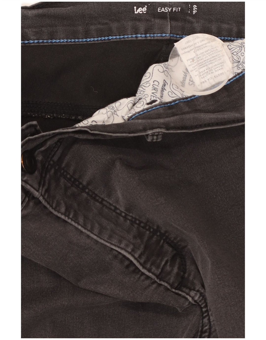 Blugi skinny pentru femei Lee Easy Fit W38 L29 bumbac gri