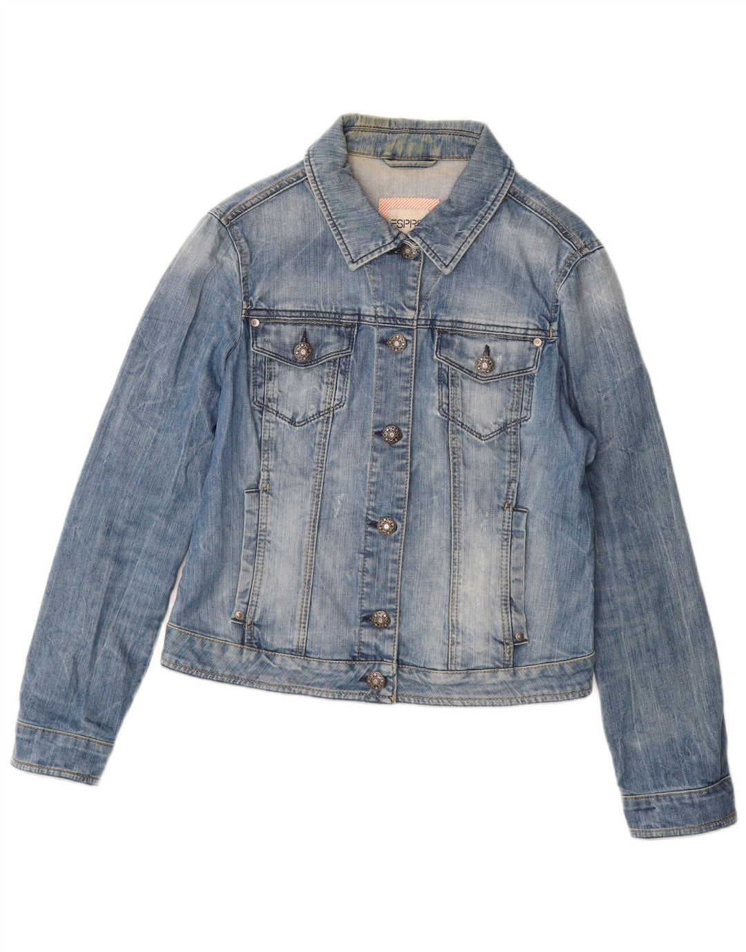 Jachetă de blugi pentru femei ESPRIT UK 20 2XL Bumbac albastru