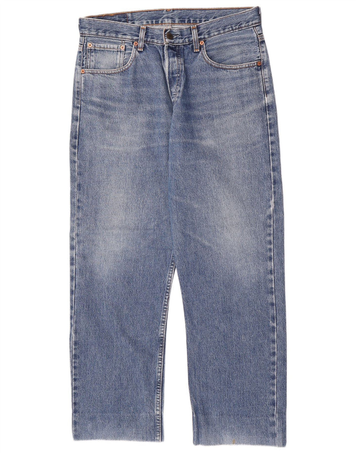 Blugi drepti pentru bărbați Levi's 582 W33 L28 Bumbac albastru